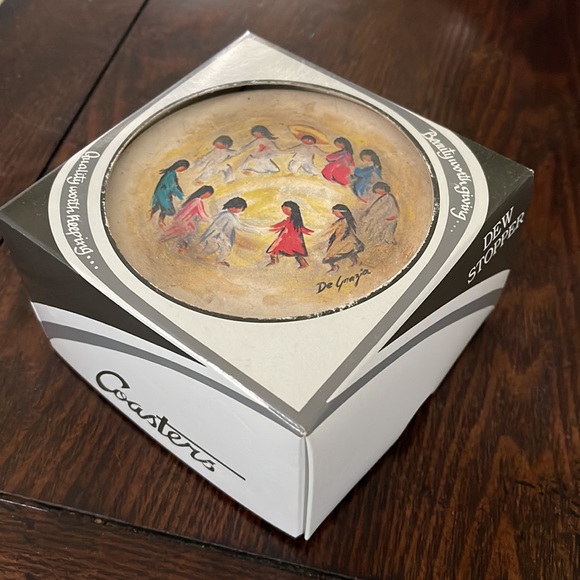 4 Coasters by Ted Degrazia - Picture 2 of 6